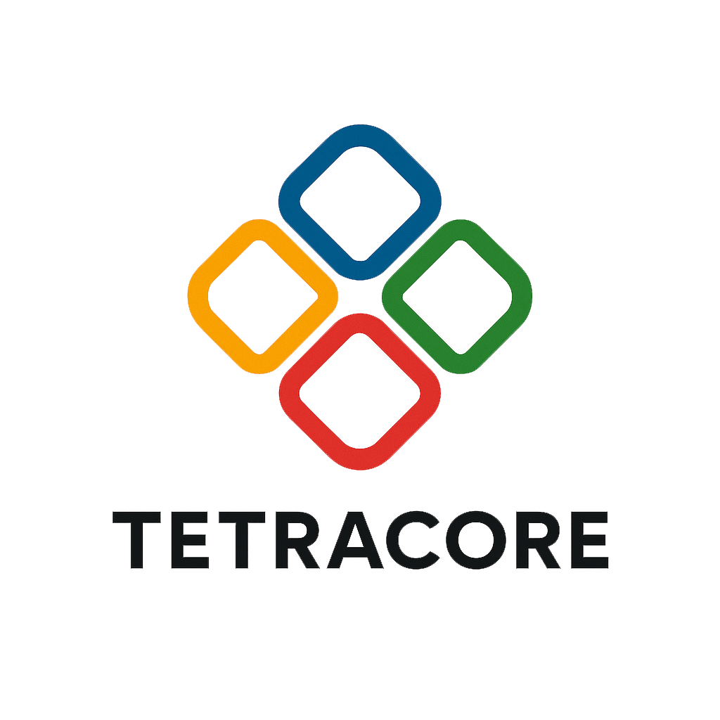 TetraCore logo - AI-powered software, solutions, systems, and security company